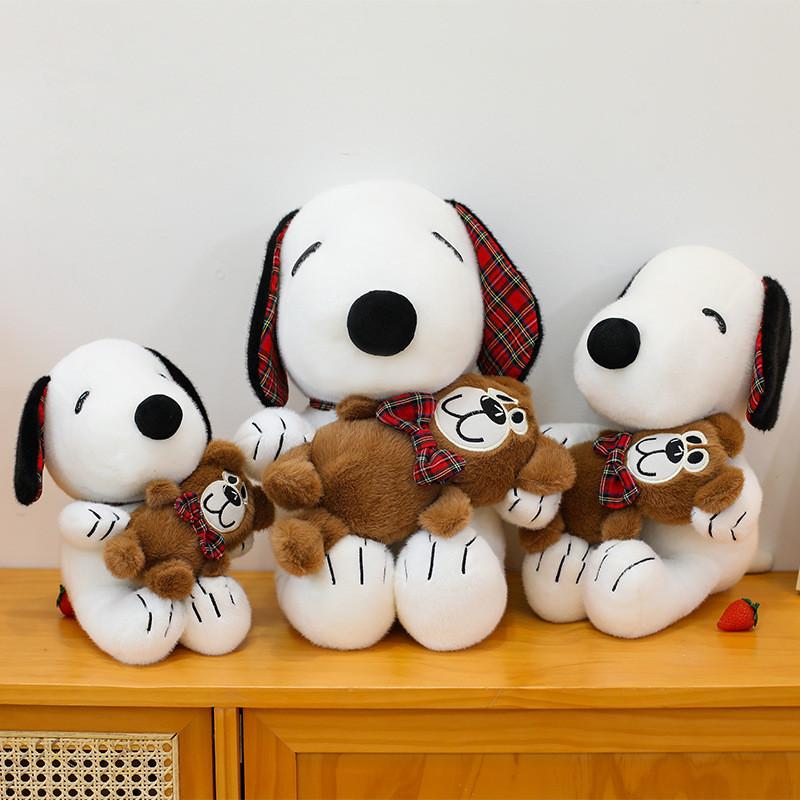 Snoopy Plüschtier Geburtstags-Serie Cartoon-Hundekissen mit kurzem Plüsch für Kinder