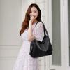 Women PU Leather Hobo Shoulder Bag Large Capacity Soft Handbag Fashion Casual Top‑handle Tote Bag Multi‑pocket Daily Shopping Work Hand Bag For