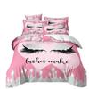 Home Textiles Eyes Eyelashes Mouth 3D Printing Four-Piece Quilt Cover Three-Piece Duvet Cover