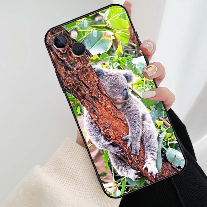 Australian Koala Phone Case For iPhone 17 Pro Max 16 15 11 13 12 14 Pro Max mini 15 16 Plus 16e 17 Air Cover