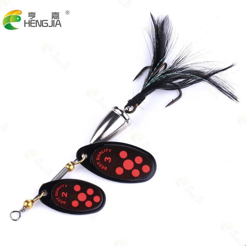 6.5CMRotating Sequin Feather Hook Lure13GBionic artificial bait, specialized equipment for freshwater and saltwater fishing with