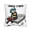 Fronha Sally Face Poliéster Macio Capa de Almofada Decoração Máscara Sal Fisher Jogo Larry Johnson Capa para Almofada de Sofá Casa Zíper
