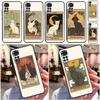 Tarotkarten Niedliche Kunst Katzen Hülle Für Xiaomi Redmi Note 14 Pro 9 10 11 12 13 Pro 10S 11S 12S Redmi 10C 12C 13C 14C Hülle