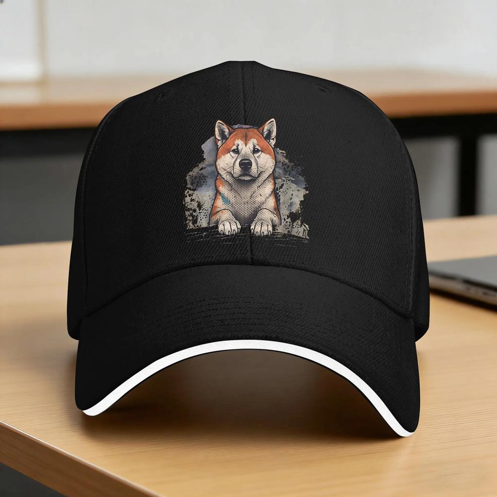 Honden Collectie Baseballpet Akita Inu Trendy Truckerpet Lente Unisex Dames Jagen Kamperen Baseballpetten