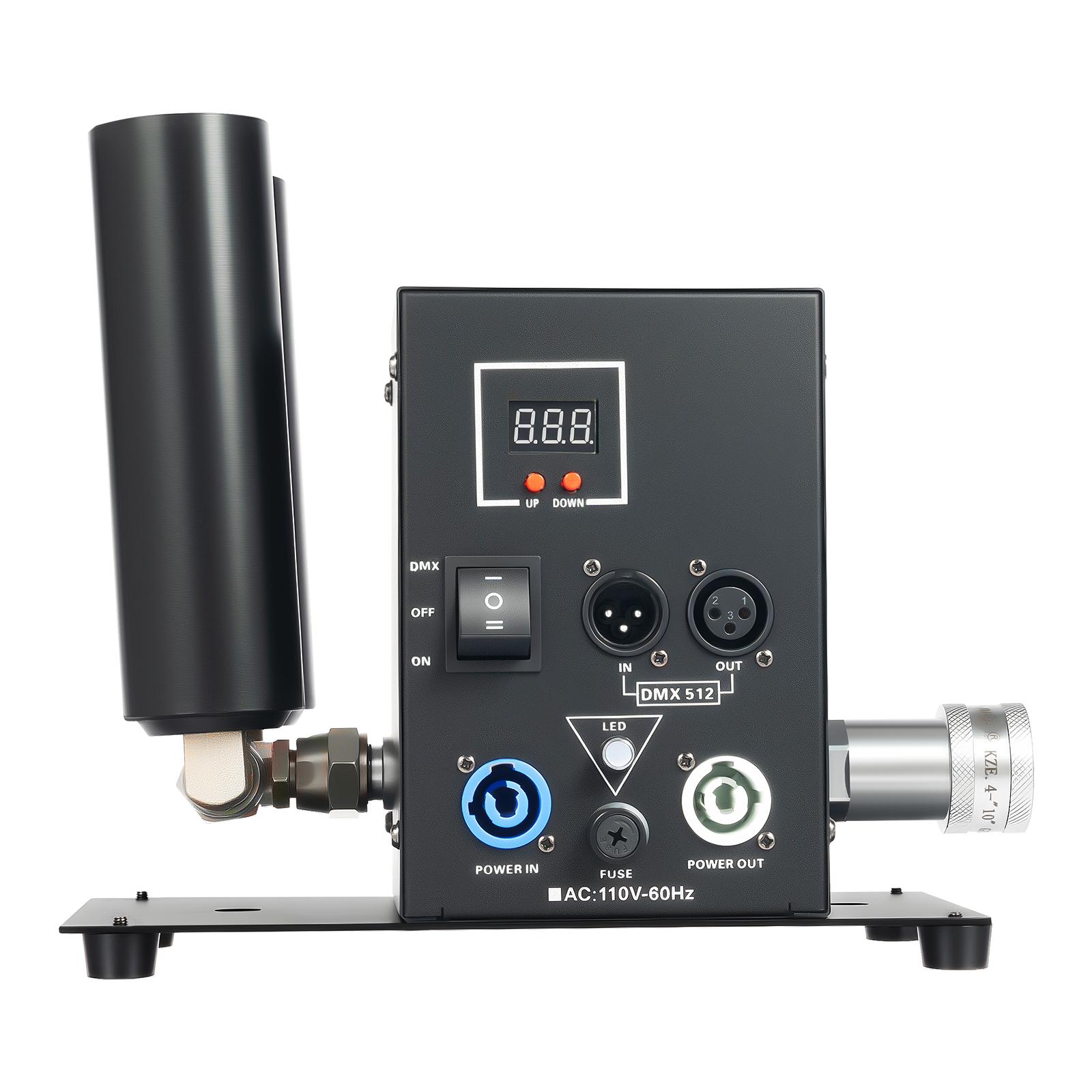 

Dual Nozzle CO2 Column Fog Machine, DMX512 & Power Control, 150W for Stage FX, Creates 6m/19.68ft High Smoke чёрный