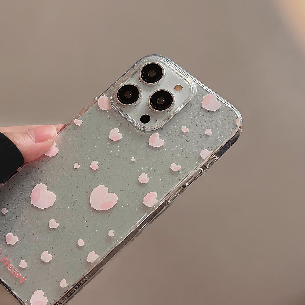 Creative Pink Heart Case for iPhone 17 iPhone 17 Pro Max