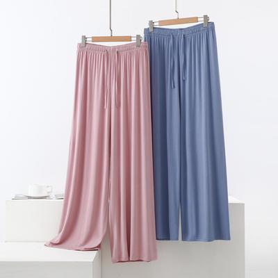 Women's Plus Size High Waist Modal Wide Leg Summer Pants