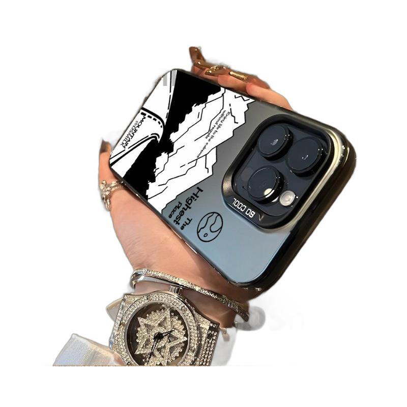 Anti-Drop Hard Case for iPhone 11, 13, 14, 15, 16 Pro - Snow Mountain Design, Compatible with 11XsMax and 7/8 Plus