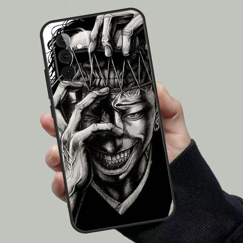Horror Manga Style Case For Samsung Galaxy A06 A16 A26 A36 A56 A53 A32 A52 A33 A13 A55 A35 A15 A14 A34 A54 A17