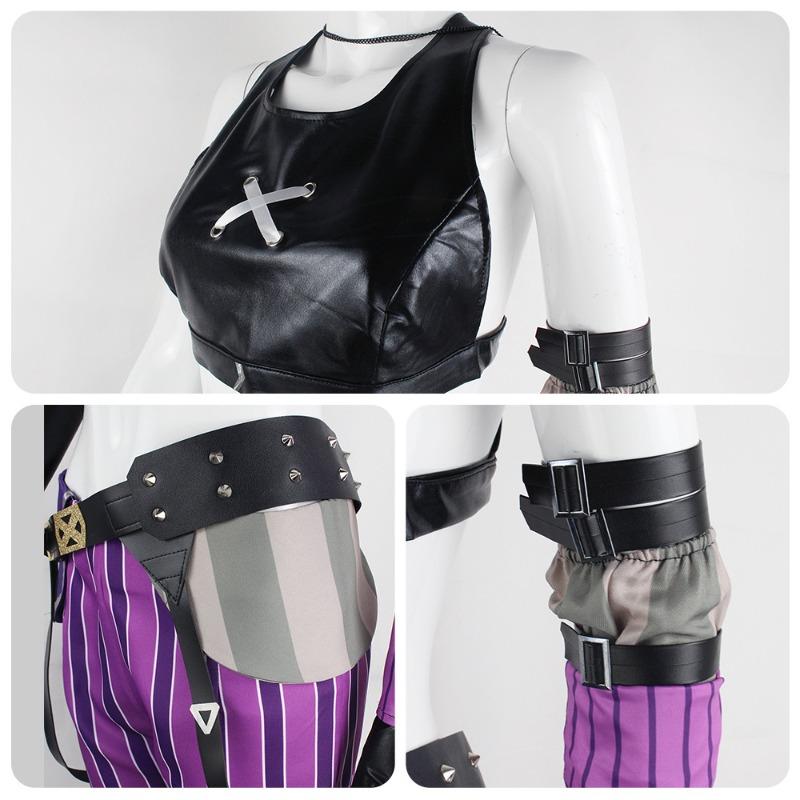 Animation Cos Clothes Halloween Jinx Same Game Suit Cosplay Two-dimensional Stage Performance Clothes