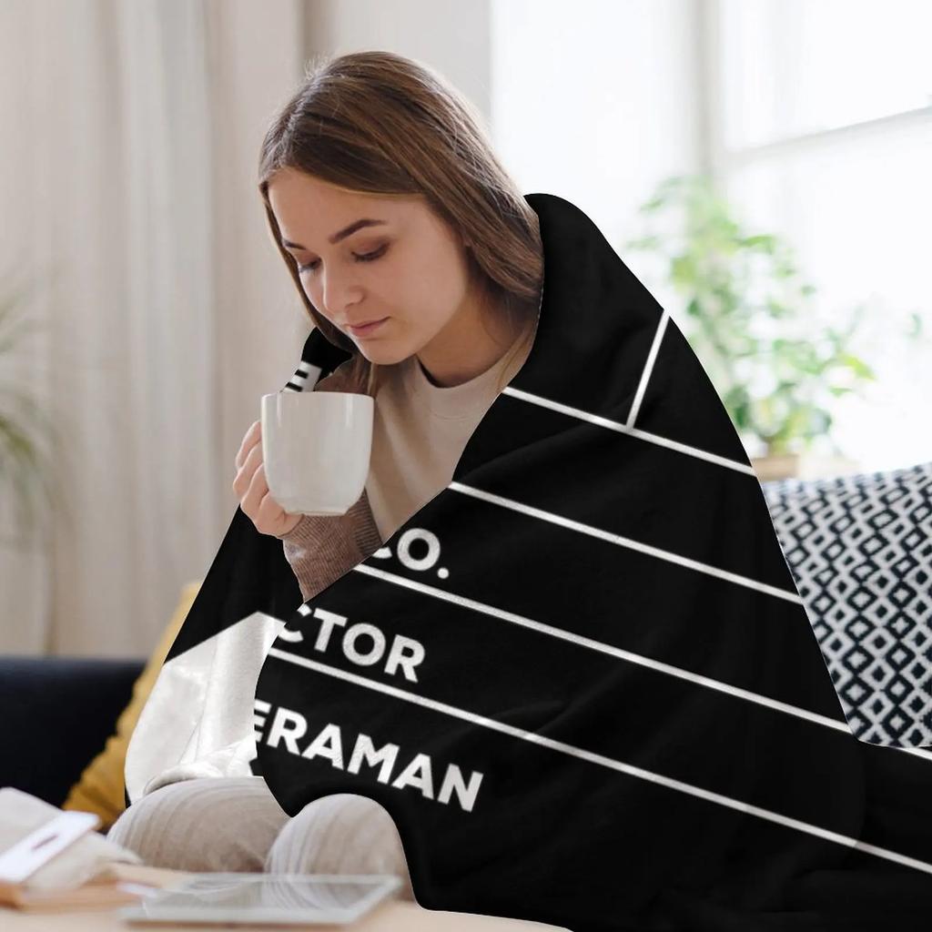 Movies Director Filmmaker Movie Slate Film Slate Clapperboard Throw Blanket Sofa Bed Giant Sofa Thin Luxury Throw Blankets