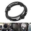 7" LED Headlight Trim Ring Mounting Bracket Black Fits For Harley Street Glide