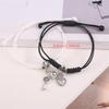 1 Pair Charm Magnet Couple Bracelet For Woman Magnetic Attraction Ball Heart Key Lock Link Chain Wrist Best Friend Jewelry Gift