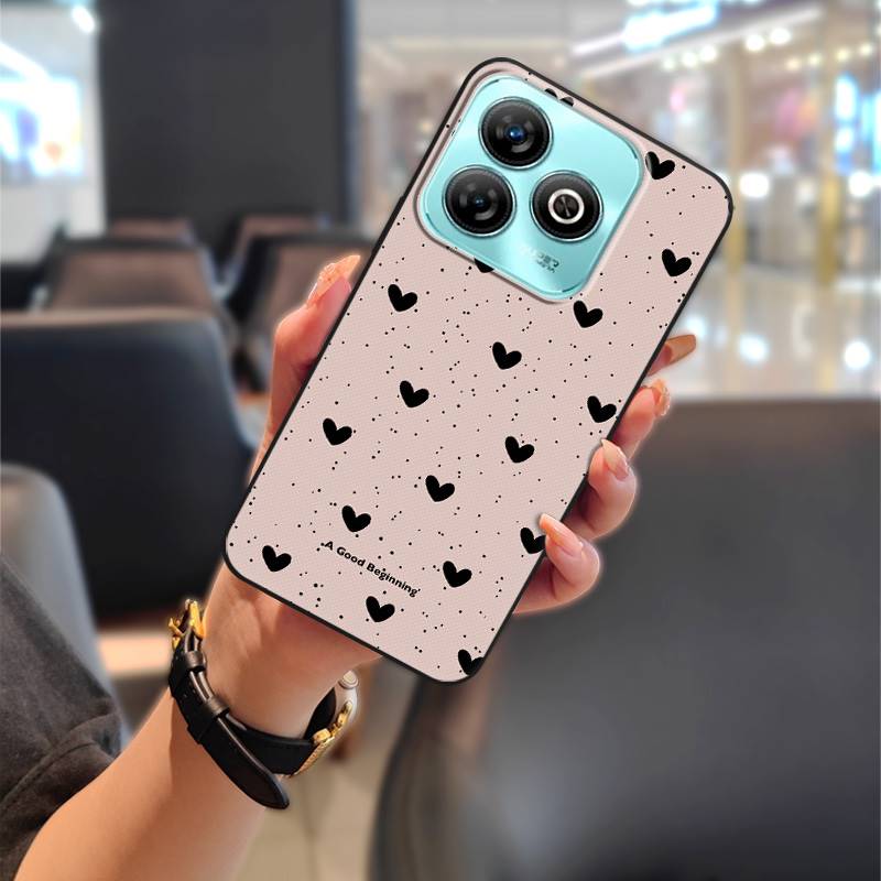 Shockproof Protective Phone Case For ZTE Blade A75 4G/Z2359 Full wrap Anti-dust Back Cover Cute TPU Fashion Design