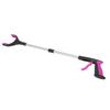 Foldable Grabber Tool with Magnetic Tip Ergonomic Handle Trash Grabber Handy Pick Up Tool Purple