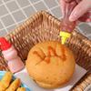 2pcs/Set Cute Mini Bear Seasoning Bottle Squeeze Sauce Bottle Sauce Small Containers Bottles Mustard Honey Ketchup Bottle Suit