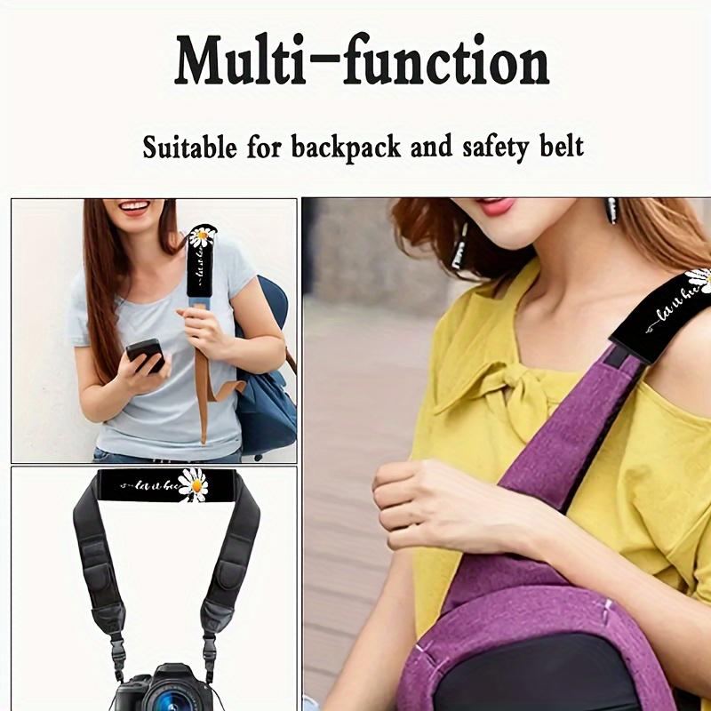 2pcs Car Seat Belt Shoulder Cover Soft Car Seat Belt Cover Fashion Daisy Car Interior Accessories