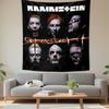 Rammstein Sehnsucht Album Zespół Twarze Industrialny Metal Gobelin Ścienny Wystrój Muzyczny do Jaskini Mężczyzny Sypialni Pokoju Gier Prezent dla Fanów