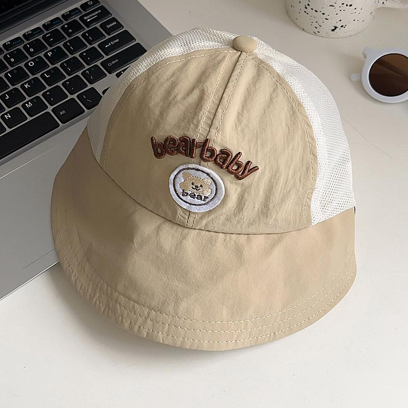 Kids' Cartoon Crane Baseball Cap - Cute Korean Style for Spring & Summer