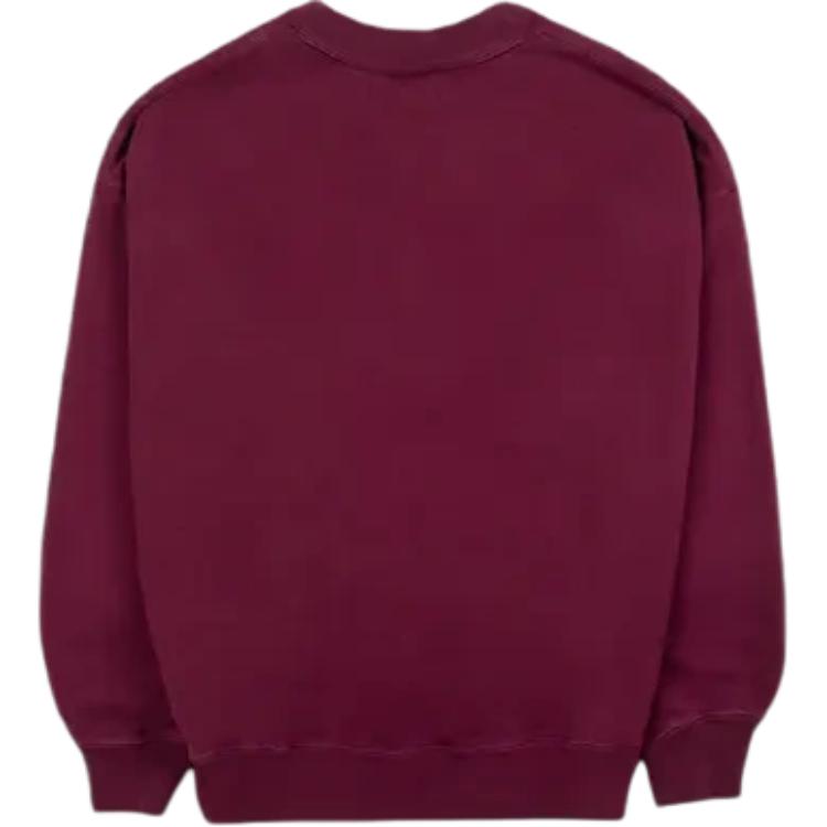 Jordan Solid Color Round Neck Pullover With Brand Logo Letter Print Long Sleeve Sweatshirt Women tops Cherry-Wood-Red DV6470-645