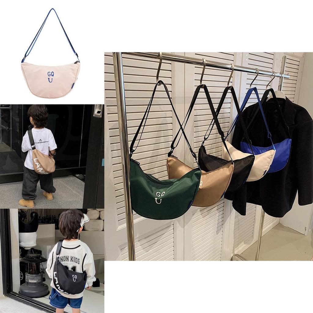 Adorable Unisex Canvas Smile Face Backpack Ideal For Preschoolers With Fun Letter Design