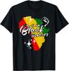 I Am Black History Map African Black History T-Shirt