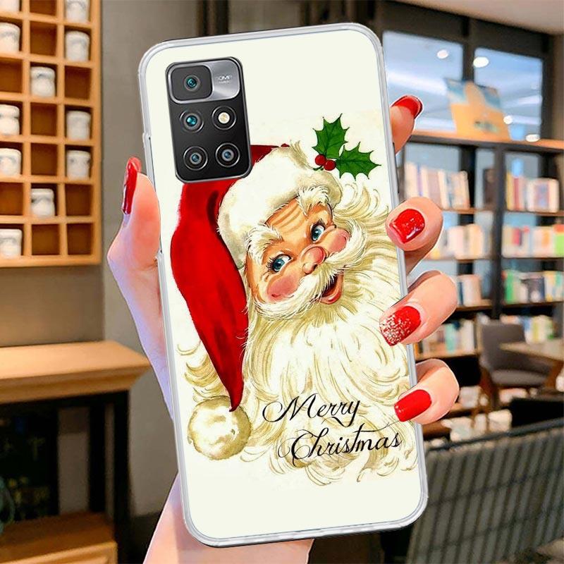 Christmas Santa Claus Present Cover Phone Case For Xiaomi Poco F7 Ultra X7 X6 X5 Pro M7 Redmi 15C 15 13C 13 12C 12 10C 10 9A 9C