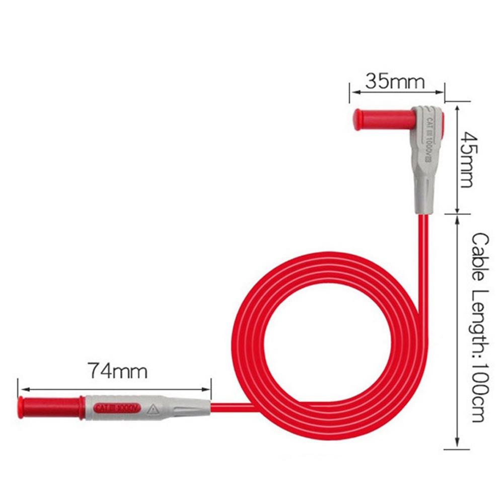 1set P8003 Multimeter Probe For Electrical Testing Replacement Gold Probes Home Repairs Electrical Tools Probe Spare Parts