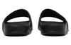 Men's Slippers FILA Slick Slide Rubber Sole Slide Slippers Unisex Black Korean Style