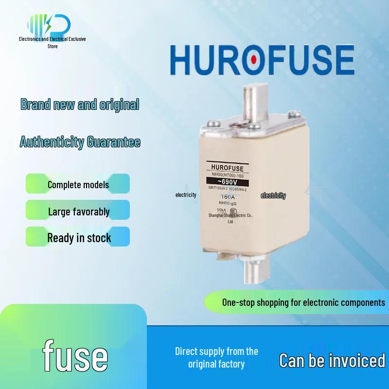 

NH00C 4A-80A Fuse Range: 5A, 6A, 8A, 10A, 16A, 20A, 25A, 32A, 40A, 50A, 63A, 80A Hu Rong