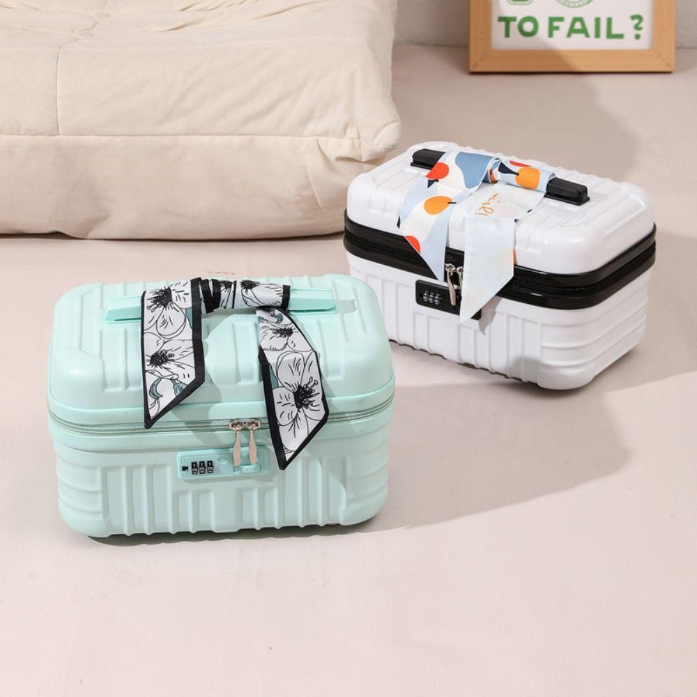 17 Inch Toiletry Storage Bag Portable Makeup Bag Trend Mini Luggage Bag  Women's Handbag