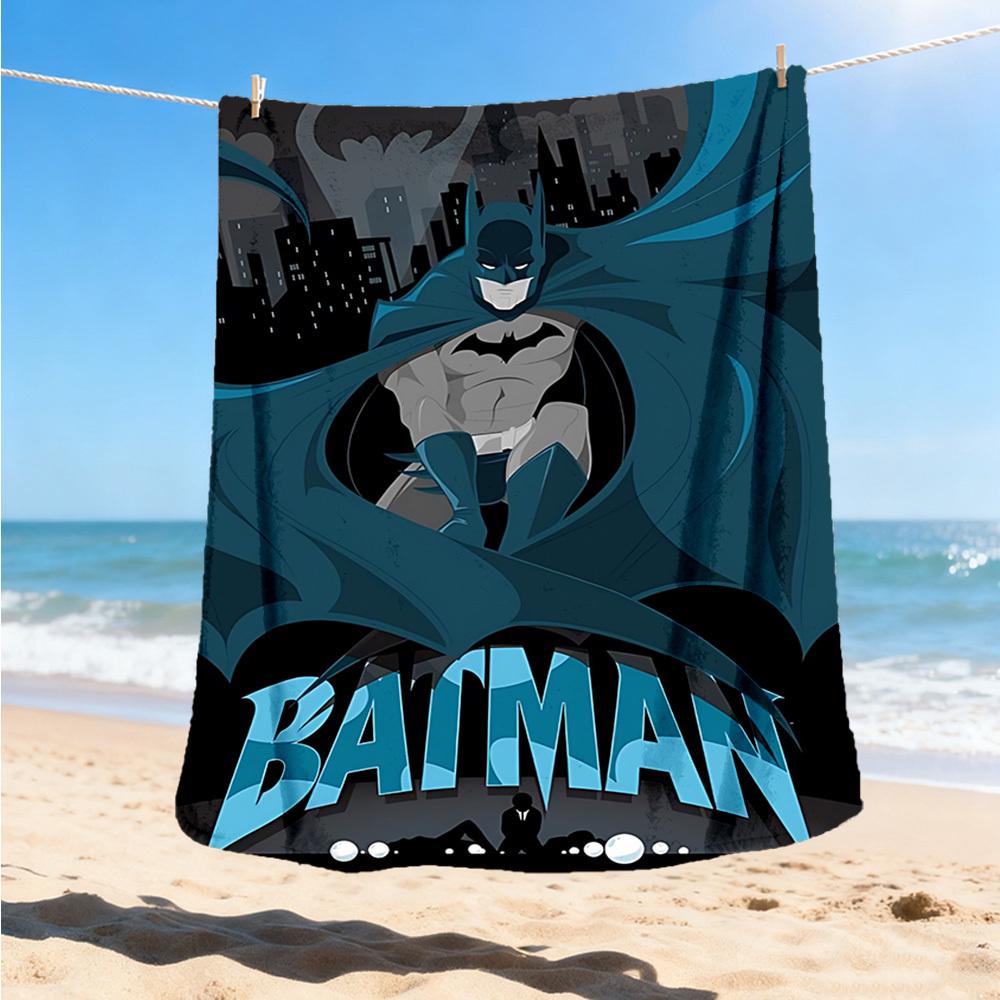 1pc Batman Outdoor Flannel Throw Blanket Soft, Lightweight & Warm
