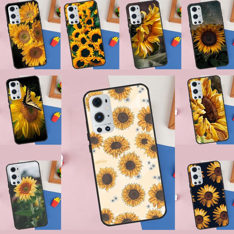 Sunflower Funda For OnePlus 13 13R 12 12R 11 10 Pro 8T 10T OnePlus Nord 4 CE 2 3 Lite N30 N20 N10 Case