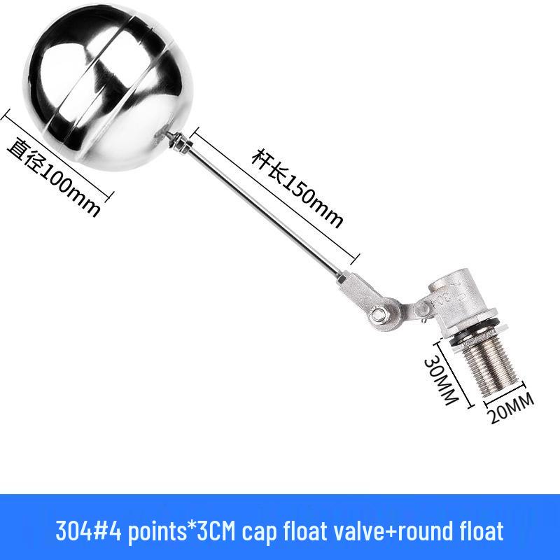 4-punktowa nakrętka ze stali nierdzewnej 304 z powłoką galwaniczną, zawór pływakowy – odporna na wysoką temperaturę, wrzącą wodę, kwasy i zasady