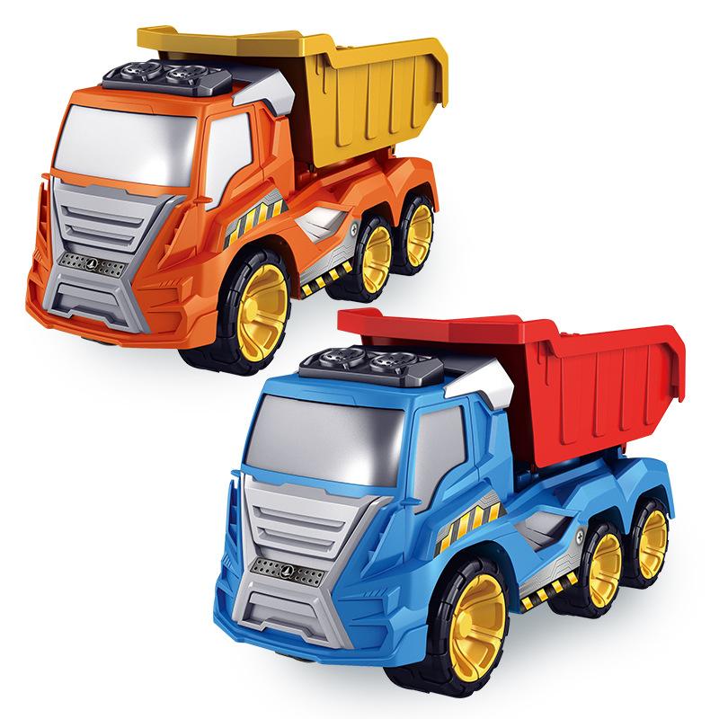 

Children S Large Dump Truck Construction Vehicle Boy Toy, Plastic Sliding Dump Truck, Simulated Truck Model
