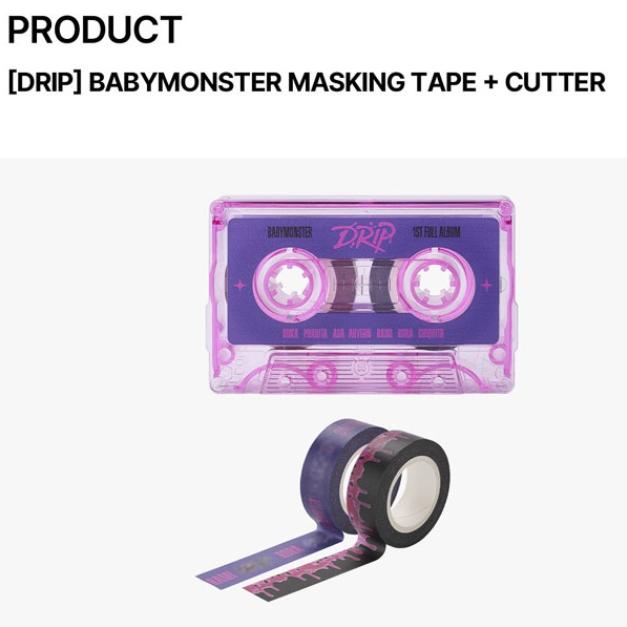 BABYMONSTER DRIP Masking Tape + Cutter
