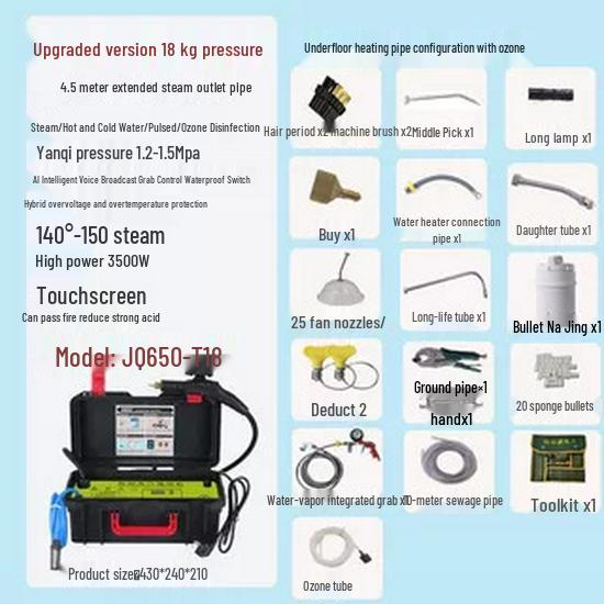 Clean Hui High-Temp Pressure Steam Cleaner for Air Conditioners & Kitchen Range Hoods