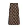 2025 Winter Plaid Woolen H-Line Skirt - Stylish & Simple Design