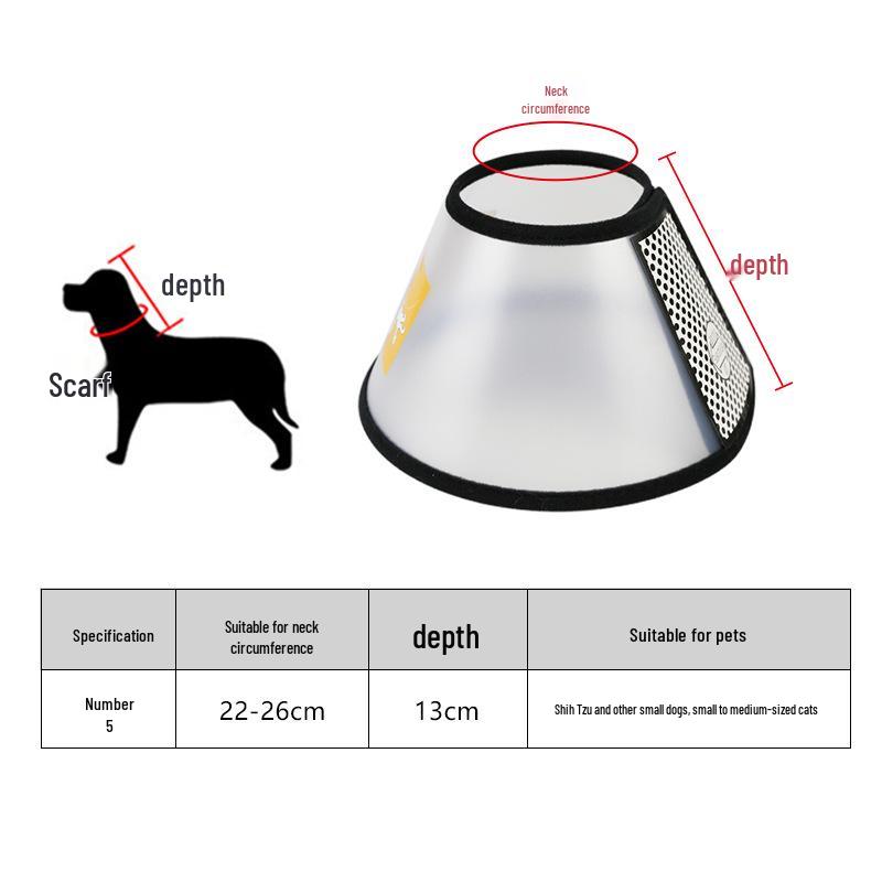 Elizabethan Soft Collar for Dogs & Cats - Post-Op Pet Protectant