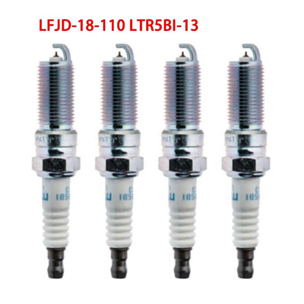 PE5S-18-110 ZC20HPR11 L3Y2-18-110 ILTR5A-13G Zündkerze für Mazda M6 CX-3 CX-5 Ford PE5R-18-110 ILKAR7L11 LFJD-18-110 LTR5BI-13