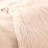 Parure de draps 3 pièces "Noah" Gaze de Coton pour lit 1 Place - Noah Naturel