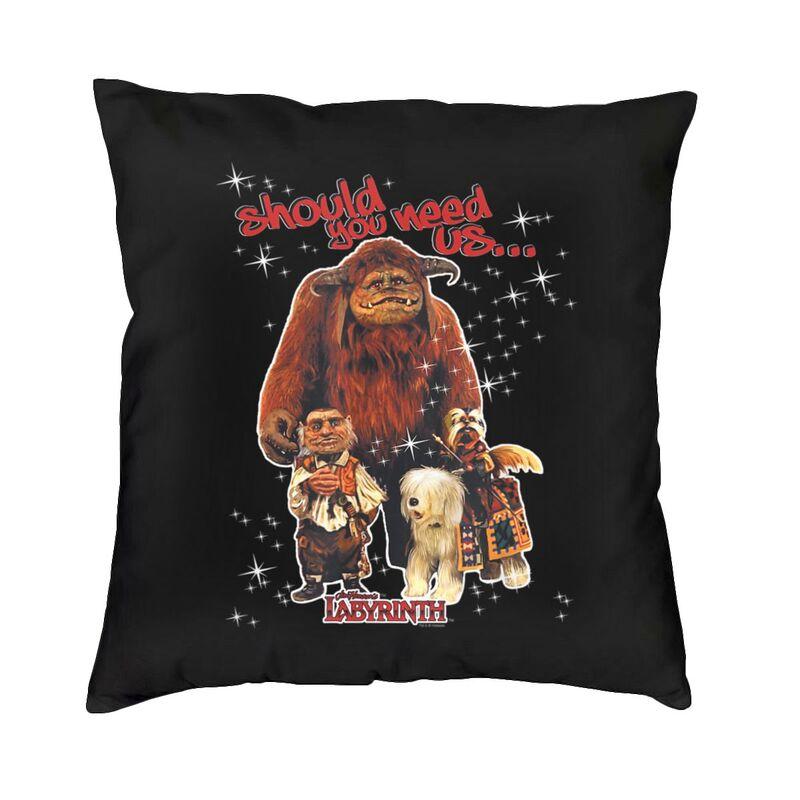 

Labyrinth Worm Goblin King Movie Halloween Christmas Pillow Home Decor Cute Cushions for Sofa Square Pillowcase 30cmx30cm
