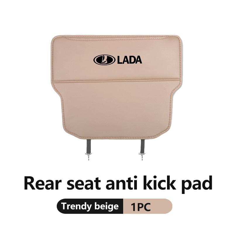 Leather Car Anti-kick Pad Backseat Anti Scratch Protector Pad Storage Accessories For Lada Largus Priora Vesta Niva Samara