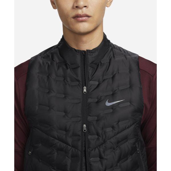 Nike Vesta s potiskem loga, se stojáčkem a zipem, pánská, topy, černá FB7543-010
