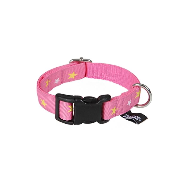 Star (Pink) Jacquard Ribbon Neck Strap