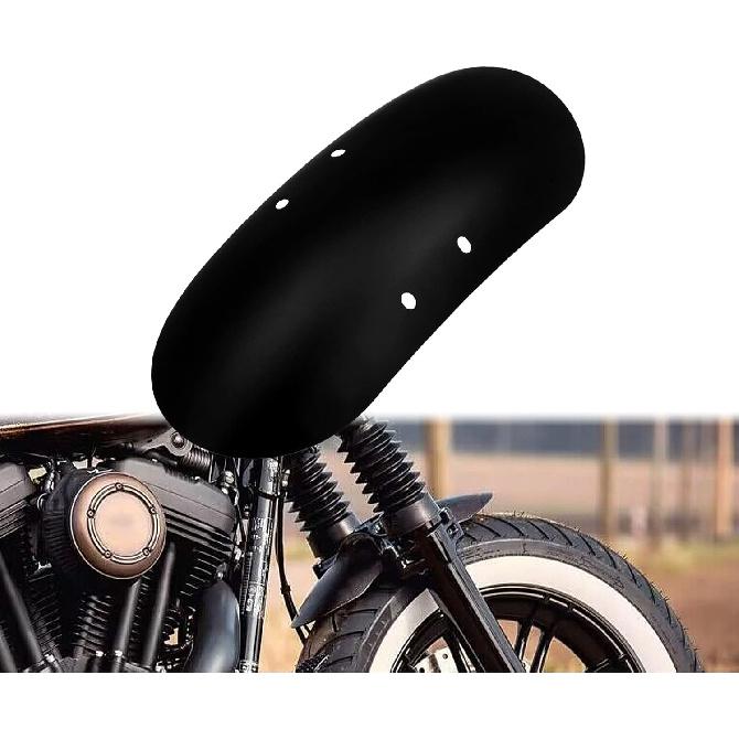 

HDBUBALUS Motorcycle Short Front Fender Mudguard Fit for Harley Sportster Forty Eight XL1200X 2010-2017 Matte Black матовый черный