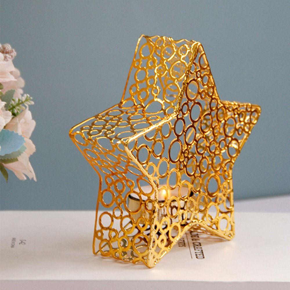 Creative Star Candle Holder Middle Eastern Candle Stand Gift Holders for Candlesticks  Home Decor