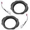 2pcs 6.5in Speaker Adapter Universal Front Door Speaker Adapter Mounting Bracket Adapter Plates for Ford Focus Car Accessories