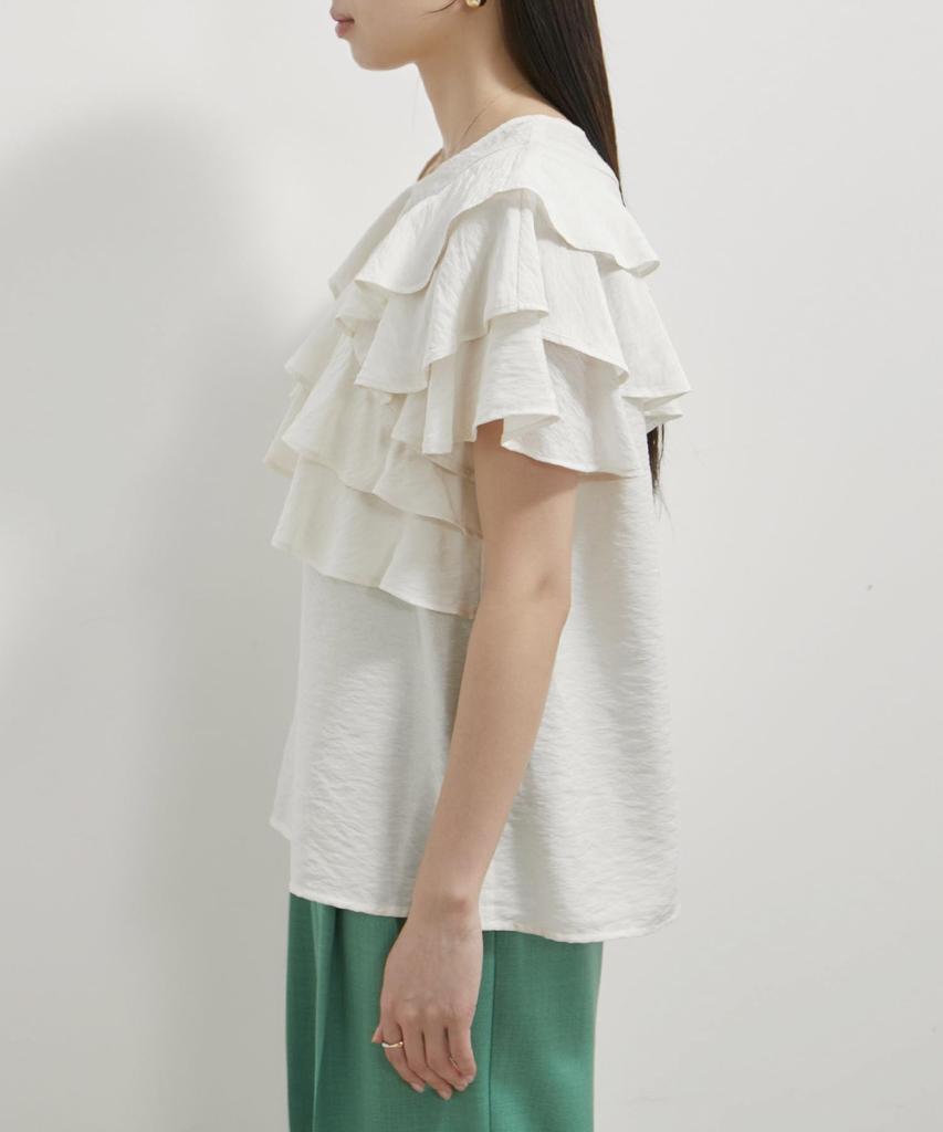 Frill Tiered [BIS] Women's Blouse, Off-the-Shoulder (15)