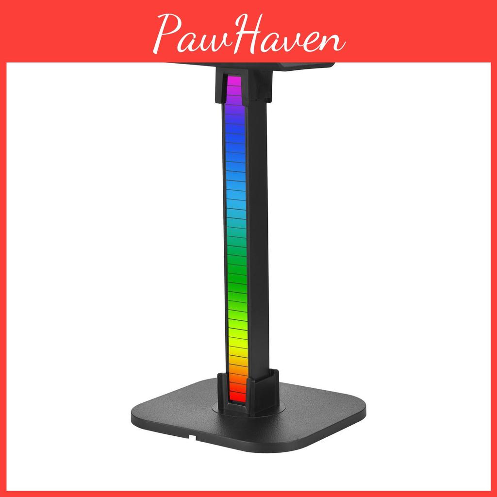 Lehká RGB sluchátka pro stojánek na stůl PC Herní headset Spodní protiskluzová s porty Type-C